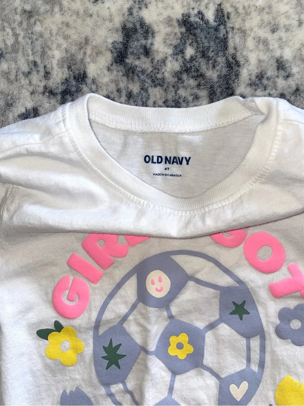 Old Navy soccer tshirt size 4T